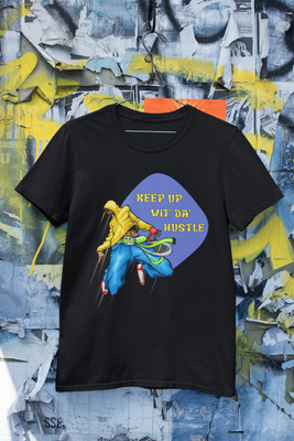 KEEP UP Adult Streetwear Graphic T-shirt