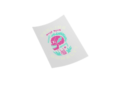 Feeling Bonely Funny Iron on Decal