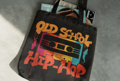 Old-School Hip-Hop Iron on Decal