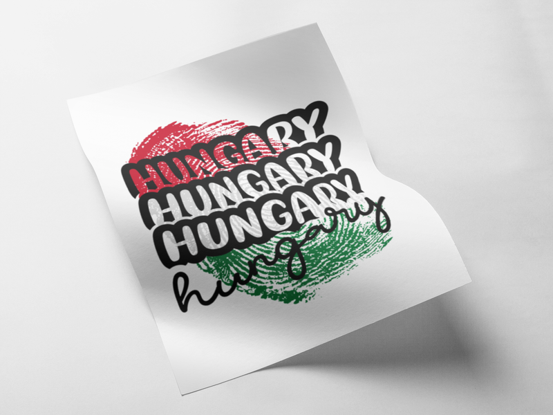 HUNGARY SIGN - Stylish Decal