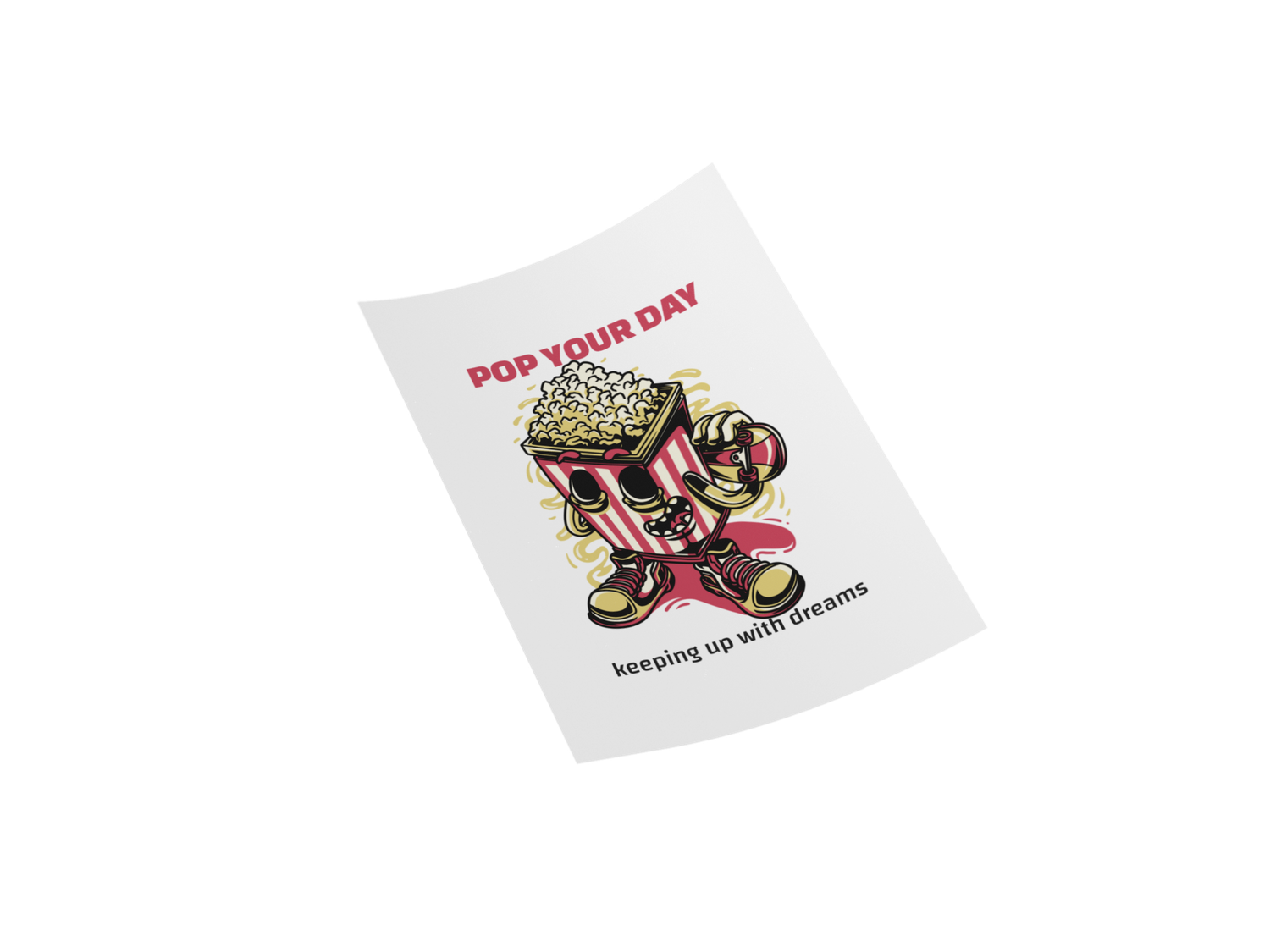 Pop it Iron on Decal