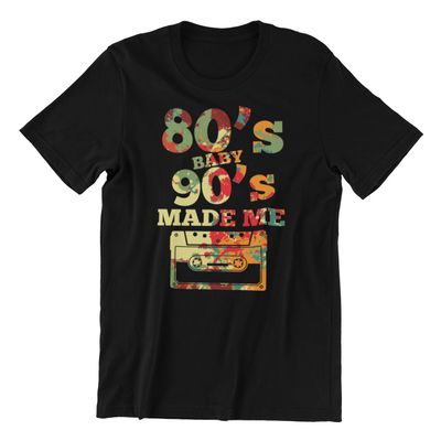 80s Baby 90s Made Me Graphic T-Shirt
