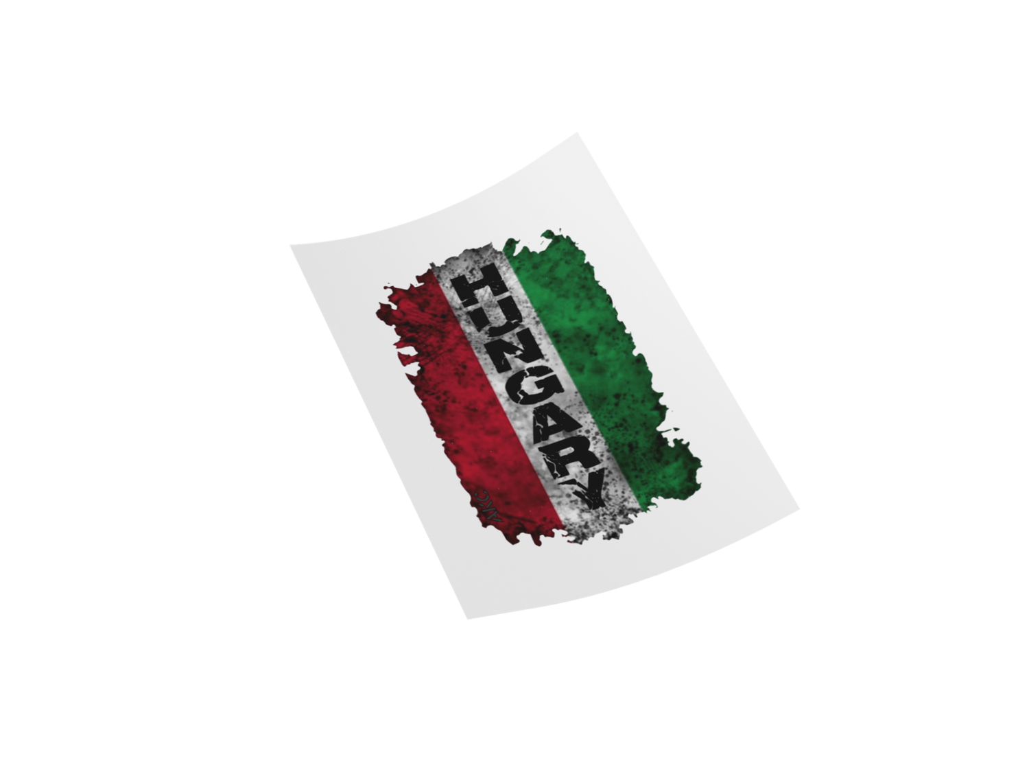 AKC - Brave and Proud Hungarian DTF Decal 12&quot;
