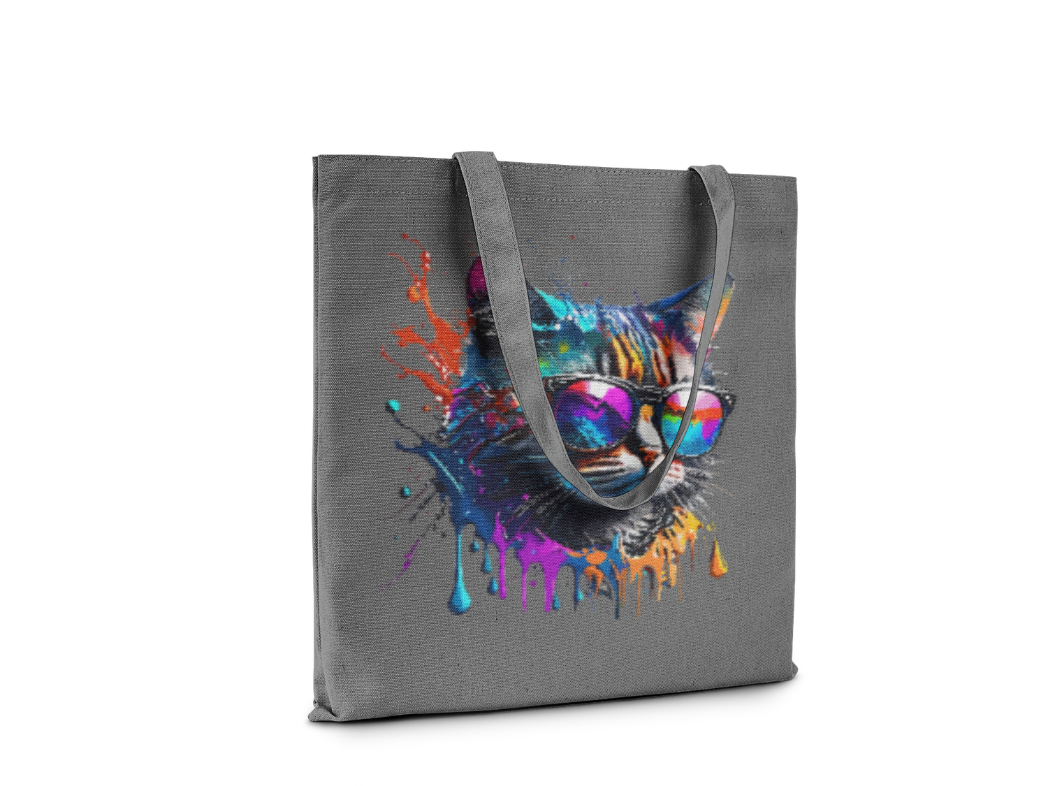 Color Splash Cool Tote Bag 15&quot;x16&quot;- Trendy and Spacious!