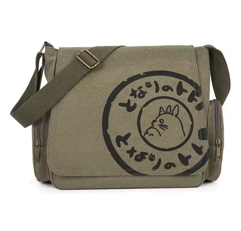 Vintage Cartoon Women Cotton Tote Bag | Canvas Messenger Bag