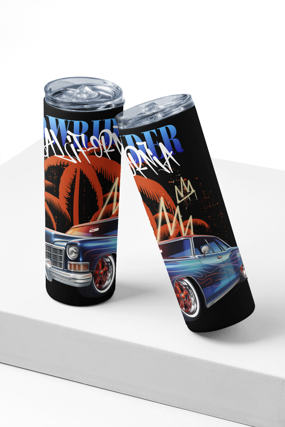 AKC Lowrider Cali Urban Flair Graphic Tumbler - Stylish Drinkware