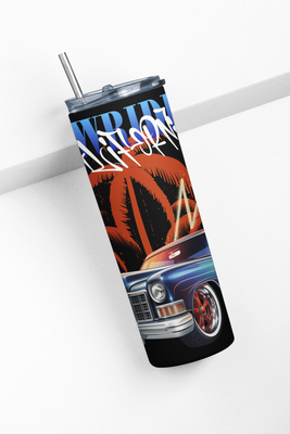 AKC Lowrider Cali Urban Flair Graphic Tumbler - Stylish Drinkware