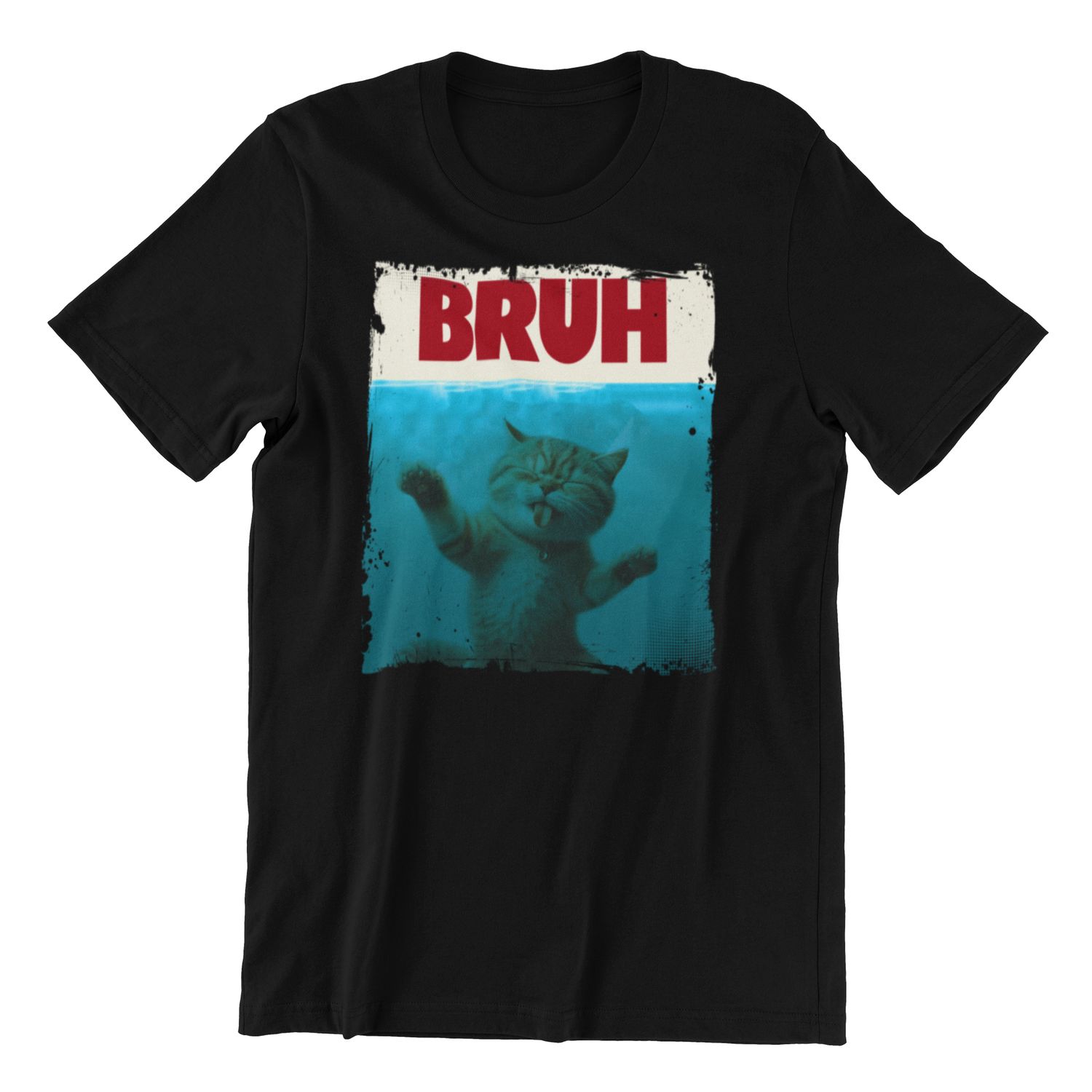 Bruh Cat Meme Tee - Purrfectly Funny!