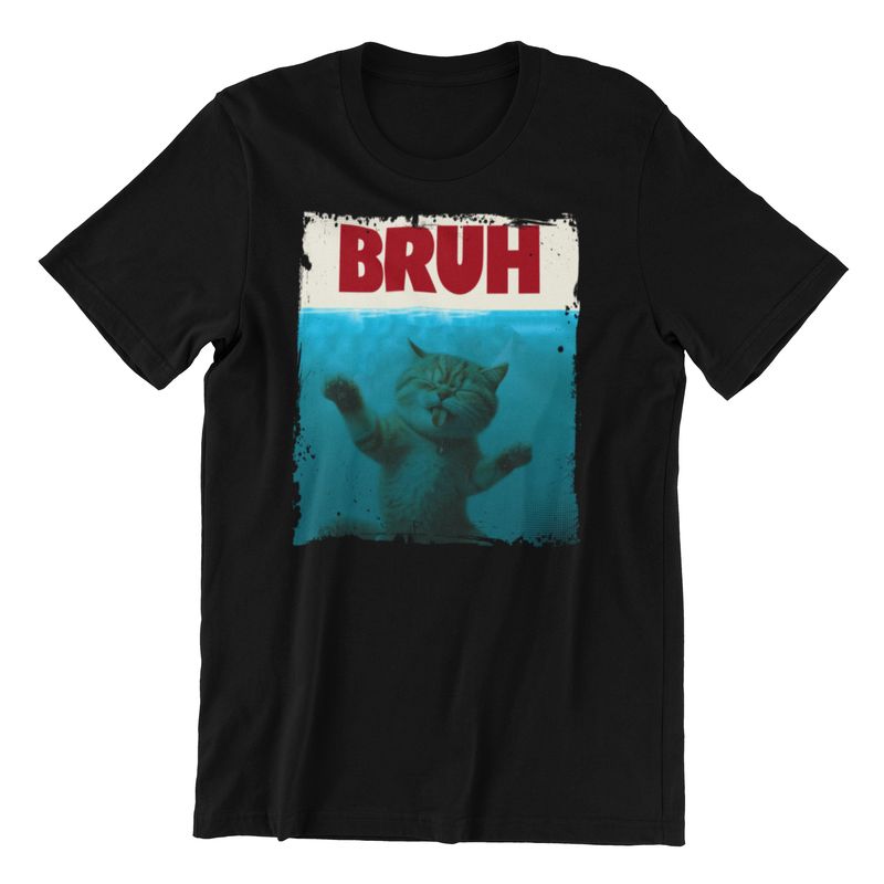 Bruh Cat Meme Tee - Purrfectly Funny!