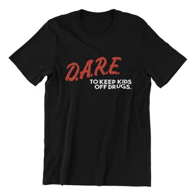 D.A.R.E. Custom Graphic Tee - Popular Design