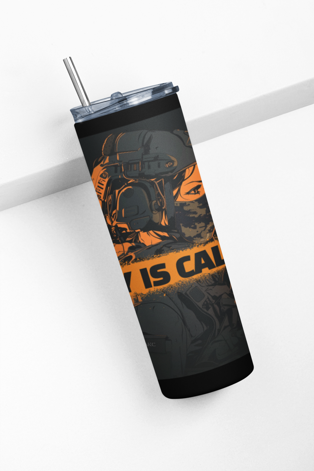 Duty Calls Custom 20 oz Stainless Steel Tumbler