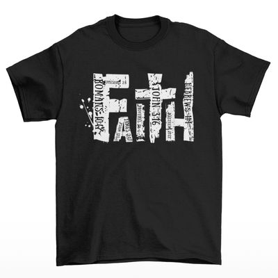 FAITH Classic Personalized Tee for Adults