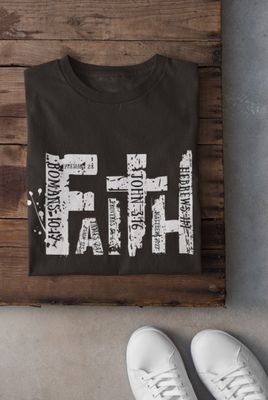 FAITH Classic Personalized Tee for Adults
