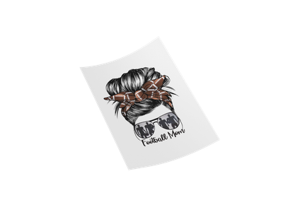 Football Mom Chic Iron-On Transfer Design