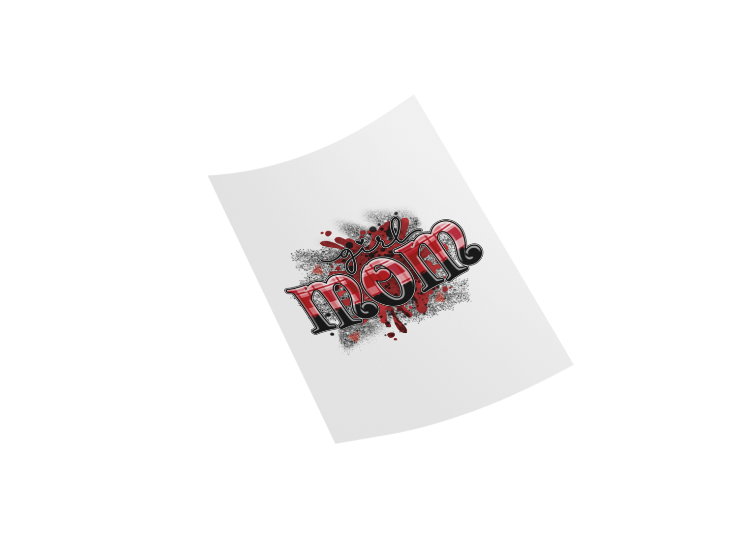 Girl Mom Chic DTF Transfer Design