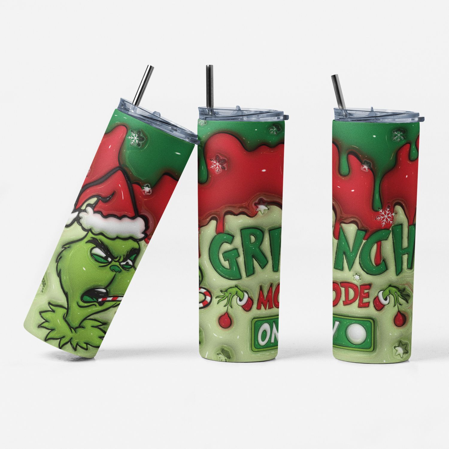 Grinchy Cheer Tumblers: Sip and Smile This Holiday Season!