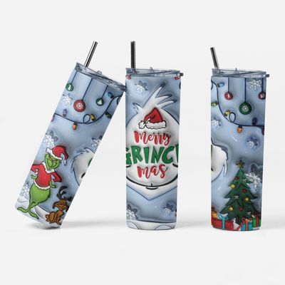 Merry Grinchmas - Holiday Humor Tumbler