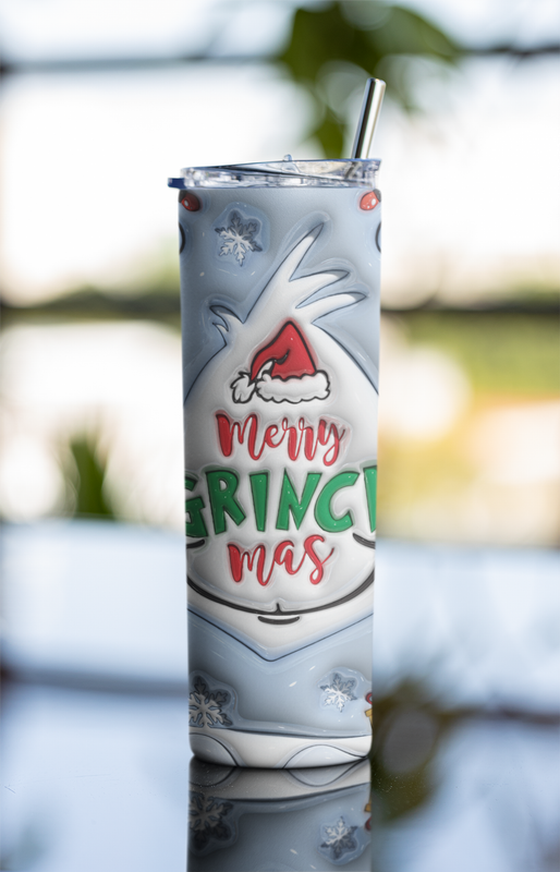 Merry Grinchmas - Holiday Humor Tumbler