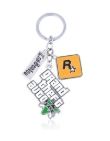 Iconic GTA V 5 Star Muti Pendant Keyring