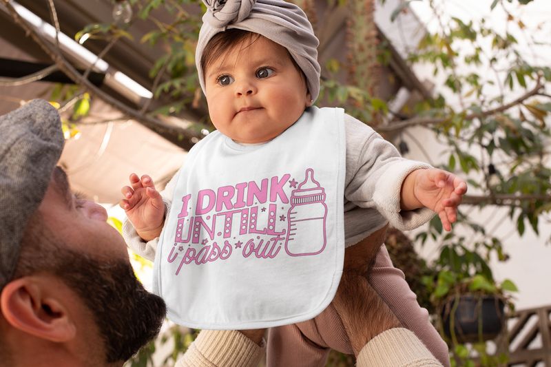 Giggle and Grub: 4 Hilarious Baby Bibs Set