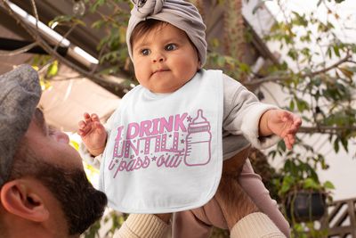 Giggle and Grub: 4 Hilarious Baby Bibs Set