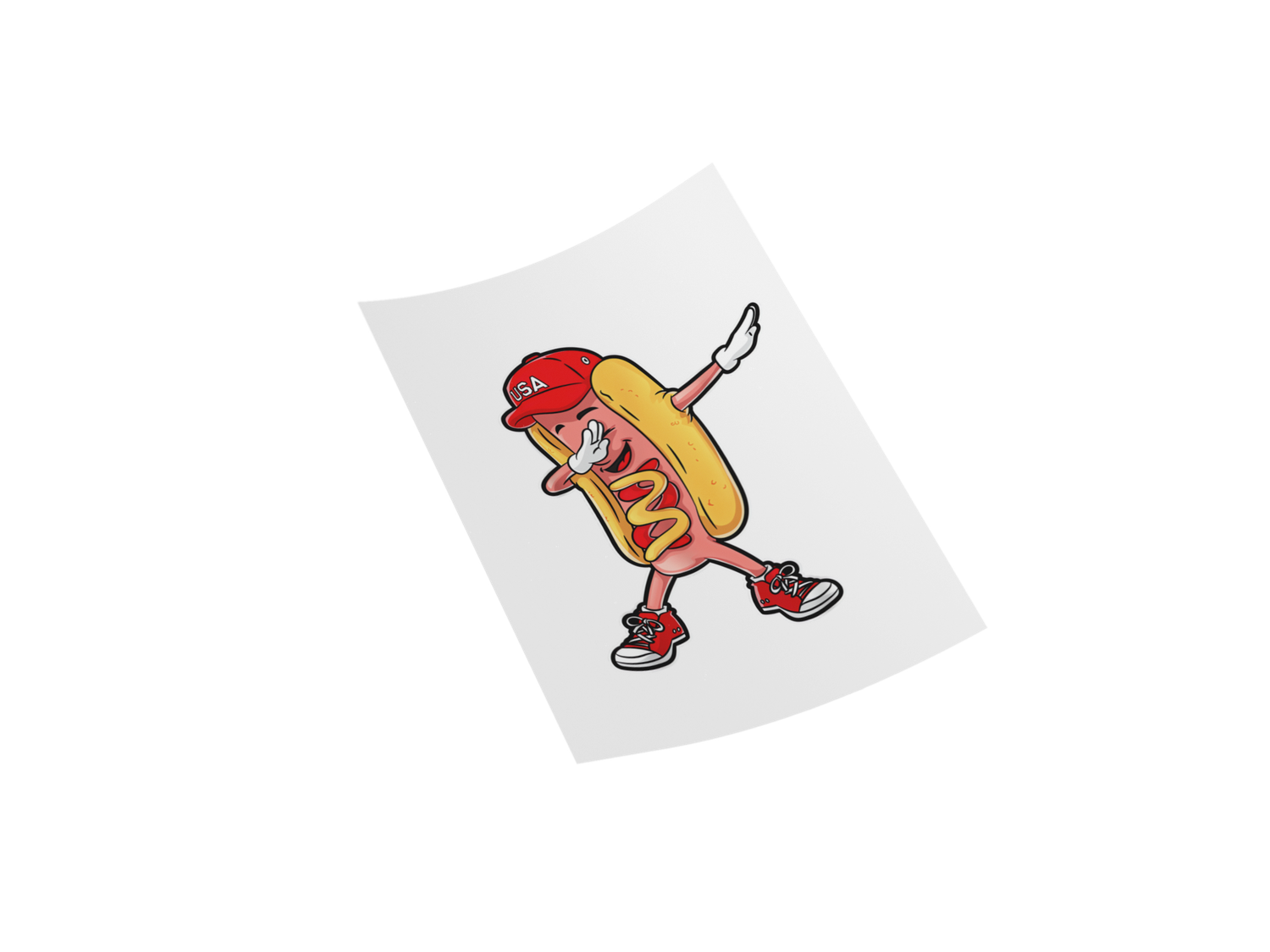 Dabbin’ Hot-Dog DTF Street Wear Transfer