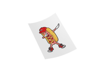 Dabbin’ Hot-Dog DTF Street Wear Transfer