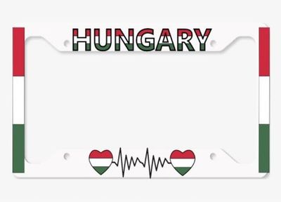 Hungarian Heritage License Plate Frame