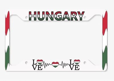 Hungarian Heritage License Plate Frame