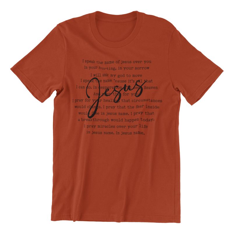 Jesus Name Graphic Tee
