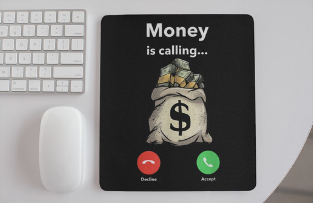 Cash Flow Mousepad: Where Money Meets Productivity
