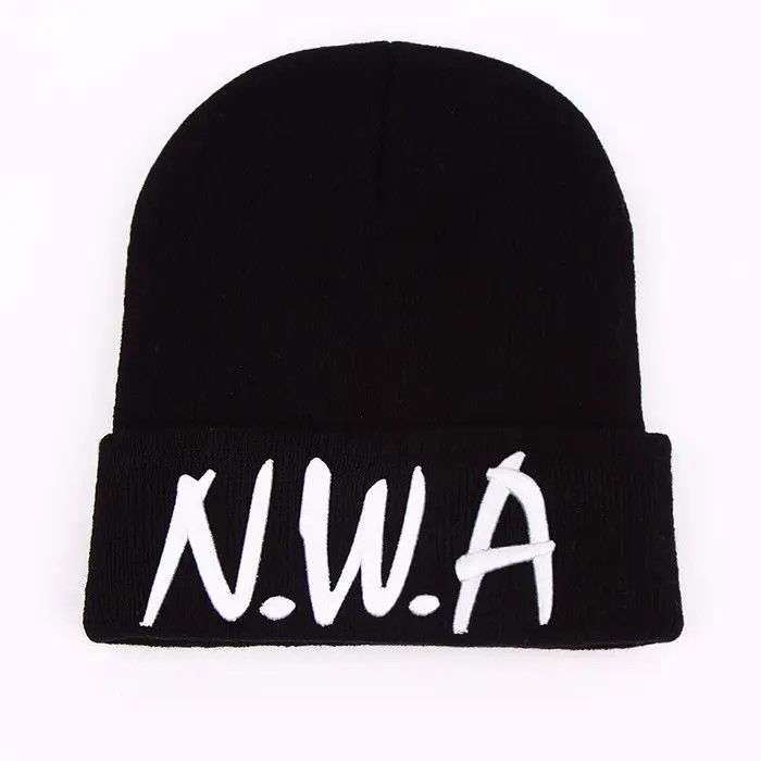 Embroidered Unisex Hip-hop Hat NWA Letter Stylish Beanie