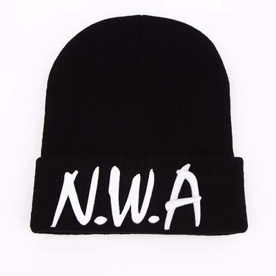 Embroidered Unisex Hip-hop Hat NWA Letter Stylish Beanie
