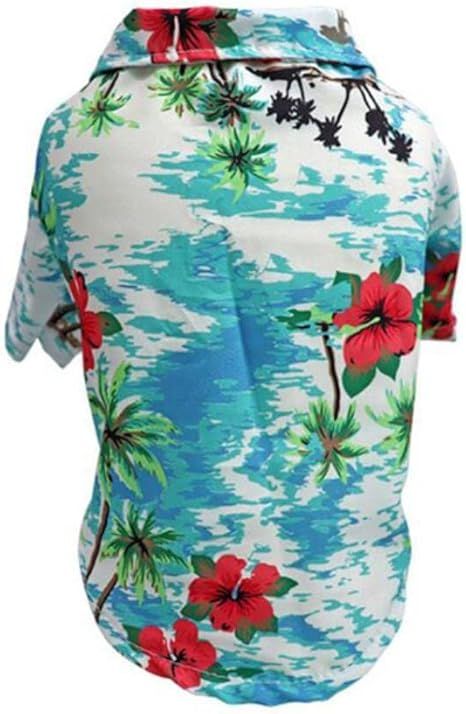 Hawaiian Summer Pet Shirt for Small Dogs and Cats