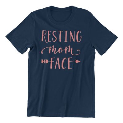 Resting Face Vibes Tee for Moms
