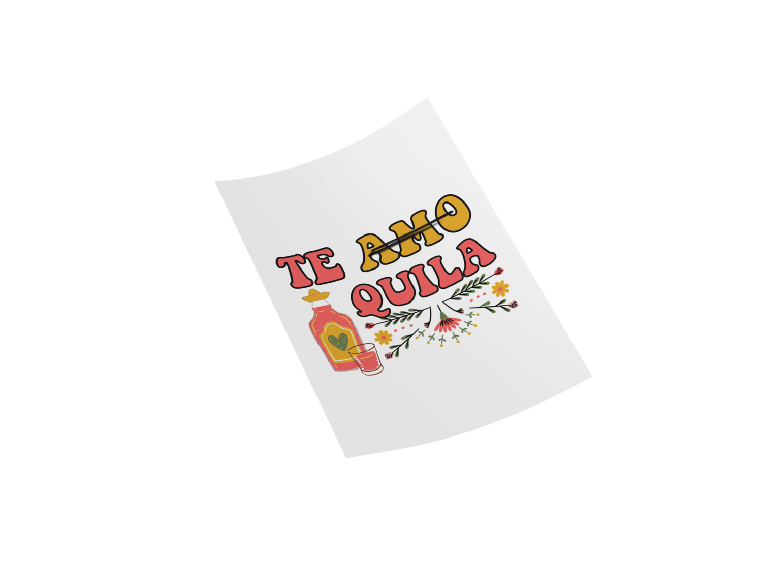 Tequila Love DTF Transfer