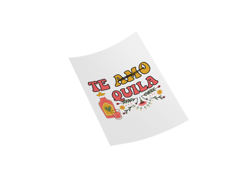Tequila Love DTF Transfer