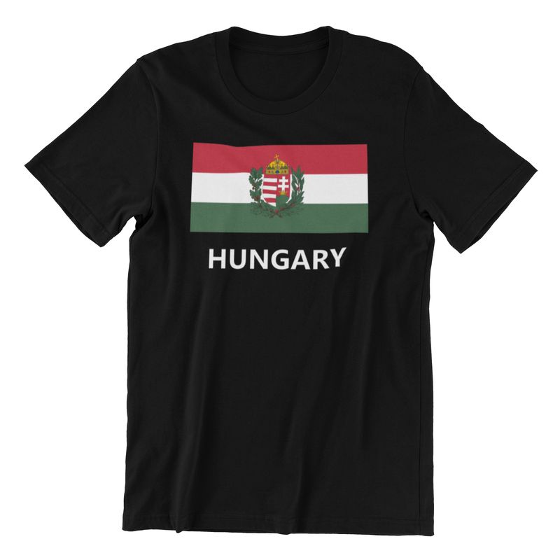 Hungarian Heritage Flag Design Graphic Tee