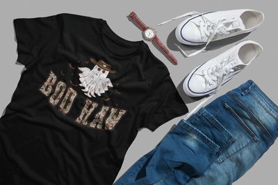 Spooktacular Humor Adult Tee - BOO HAW Edition