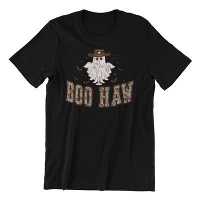 Spooktacular Humor Adult Tee - BOO HAW Edition