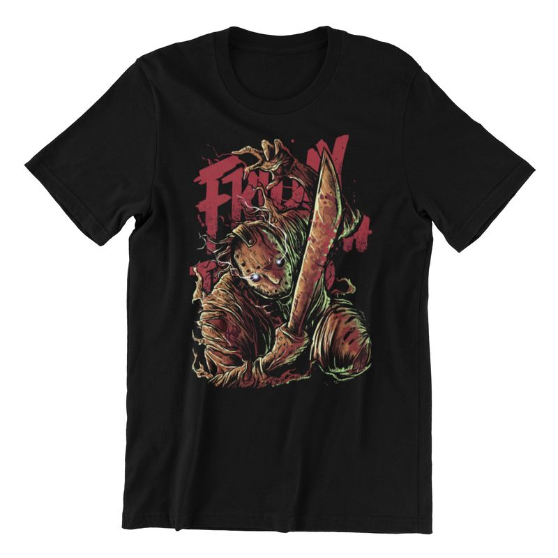 Spooky Jason Graphic Tee for Halloween