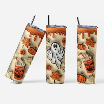 Spooky Pumpkin 20 oz Stainless Steel Tumbler