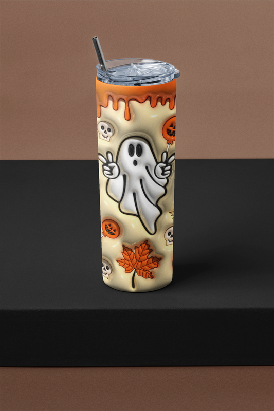 Spooky Pumpkin 20 oz Stainless Steel Tumbler