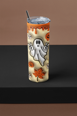 Spooky Pumpkin 20 oz Stainless Steel Tumbler