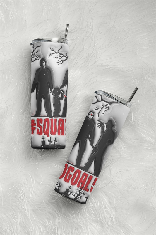 Squad Goals 20 oz Stainless Steel Halloween Tumbler