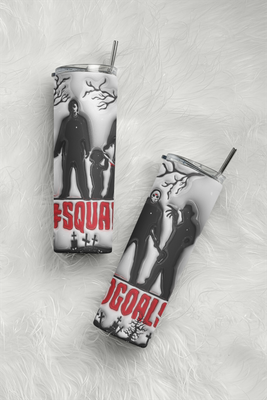 Squad Goals 20 oz Stainless Steel Halloween Tumbler