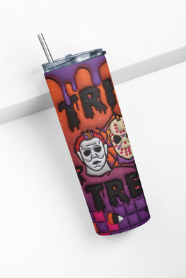 Trick or Treat Spooky Halloween 20 oz Stainless Steel Tumbler
