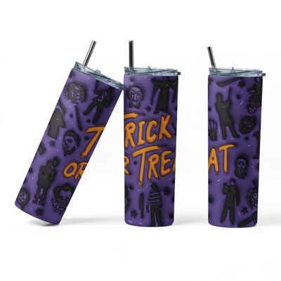 Trick or Treat Scary Movie Edition 20 oz Halloween Tumbler