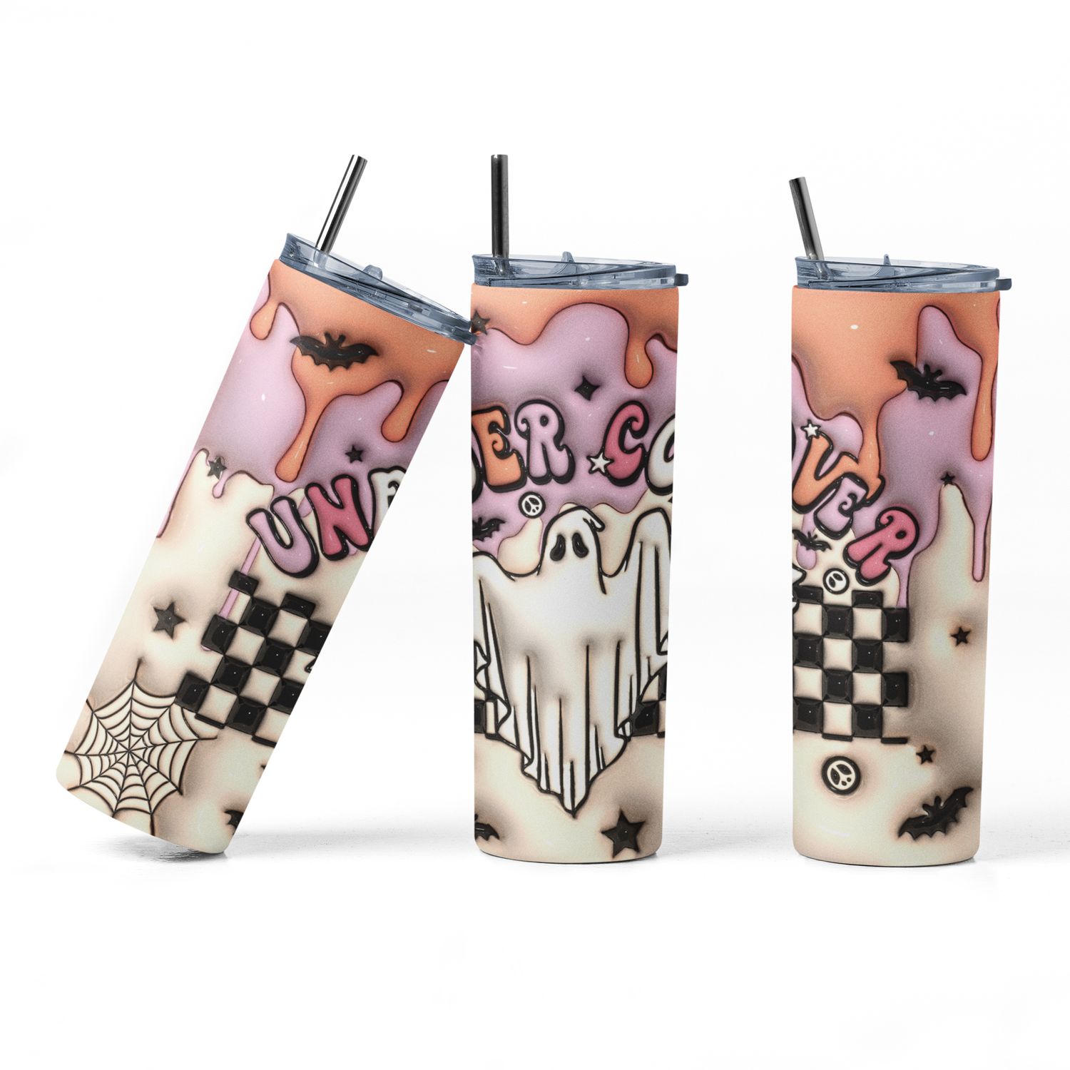 Hauntingly Hilarious Under Cover 20 oz Halloween Tumbler