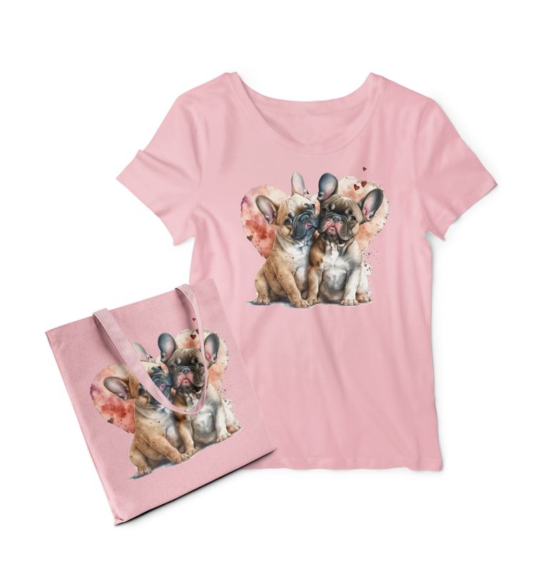 Adorable French Bulldog T-Shirt or Bag